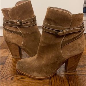 All Saints Suede Booties
